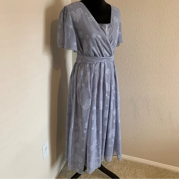 Baltic Born Light Blue Floral Dress - Picture 2 of 10